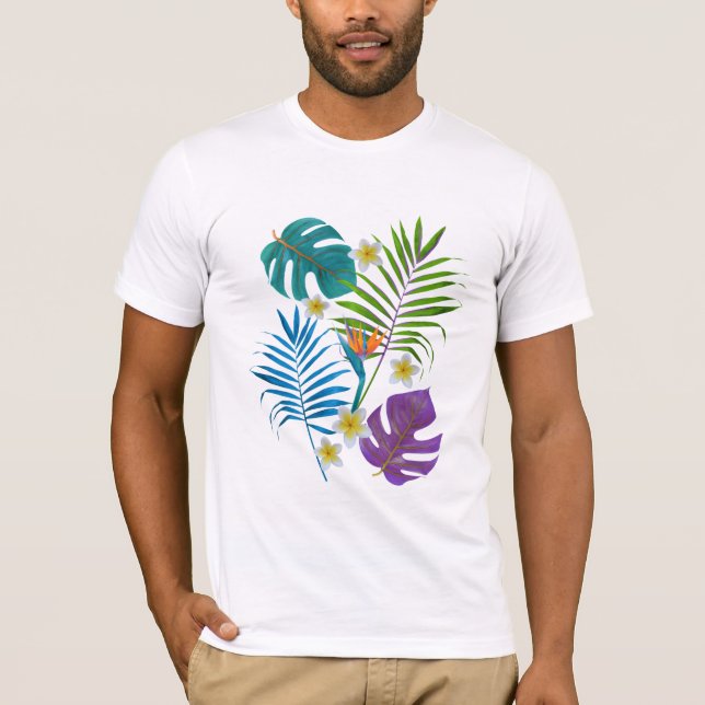 Camiseta Paraíso tropical (Frente)