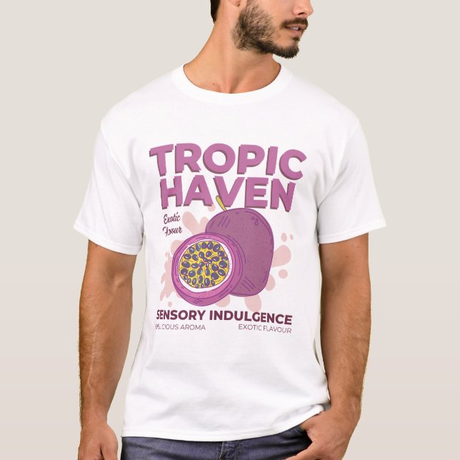 Camiseta Paraíso tropical (Frente)