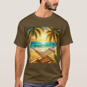 Camiseta Paraíso Tropical Hammock Retreat