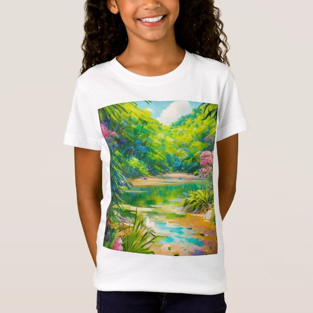 Camiseta Paraíso Tropical - Oásis Selvagem (Frente)