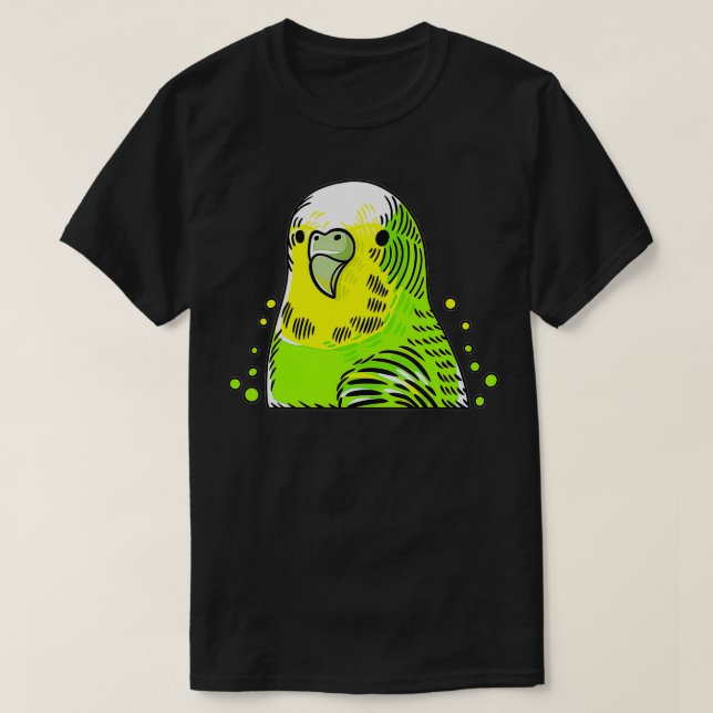 Camiseta Parakeet Budgie Birds  (Frente do Design)