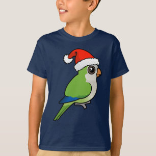 Camiseta Parakeet da monge do Natal