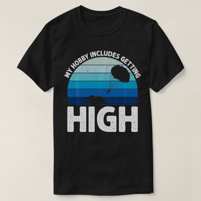 Camiseta Parakiter Ornament Parasaile Equipment (Frente do Design)