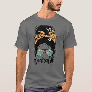 Camiseta Paralife Messy Bun #paralife Paraprofessionale