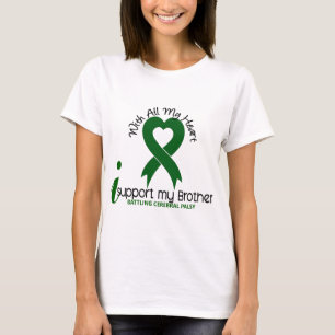 Camiseta Paralisia cerebral eu apoio meu irmão
