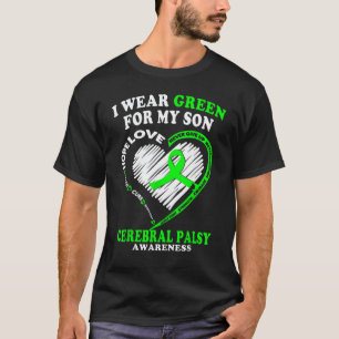 Camiseta Paralisia Cerebral Para o Papai e a Mamãe Eu Uso V