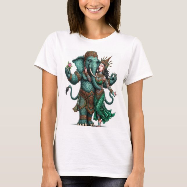 CAMISETA PARALLEL REALMS MULHER T SHIRT (Frente)