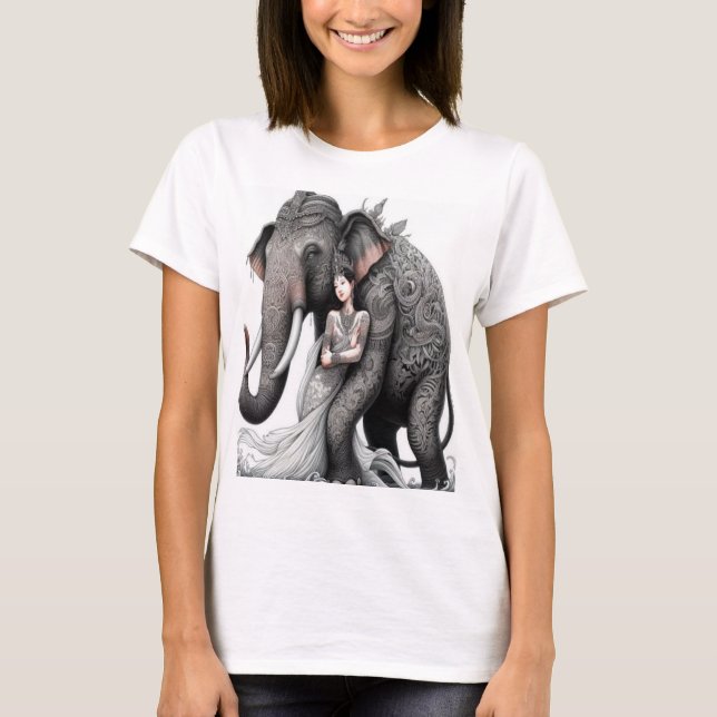 CAMISETA PARALLEL REALMS MULHER T SHIRT (Frente)