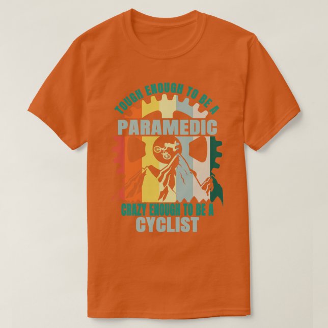 Camiseta Paramedic Biker Design (Frente do Design)