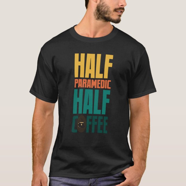Camiseta Paramedic  For Coffee (Frente)