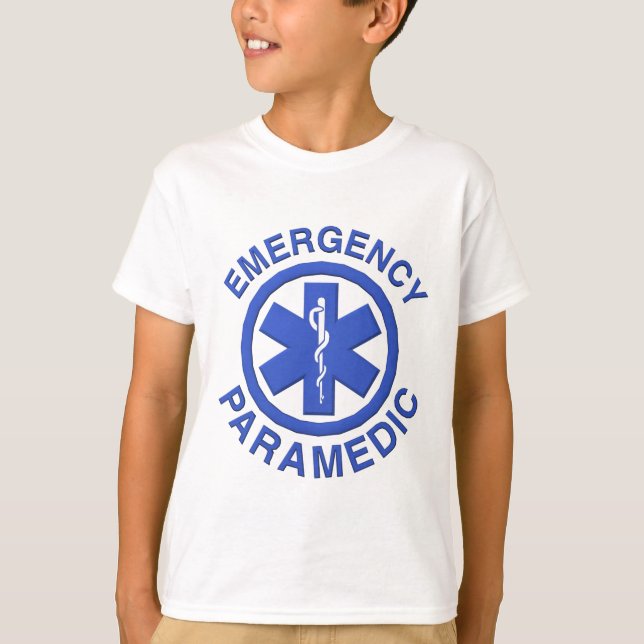 Camiseta Paramédico da emergência médica (Frente)