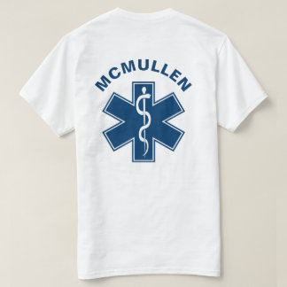 Camiseta paramédico EMT EMS Azul