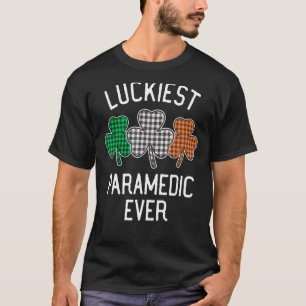 Camiseta Paramedico Mais Sortudo Do Dia de São Patrício Irl