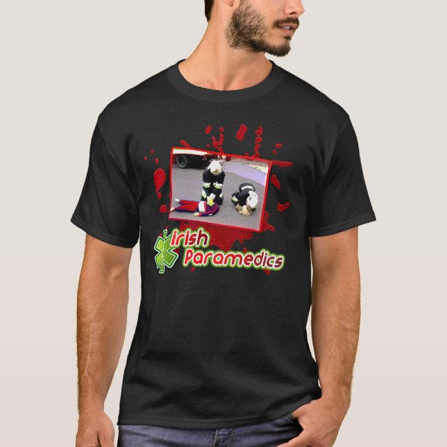 Camiseta Paramédicos irlandeses dois (Frente)