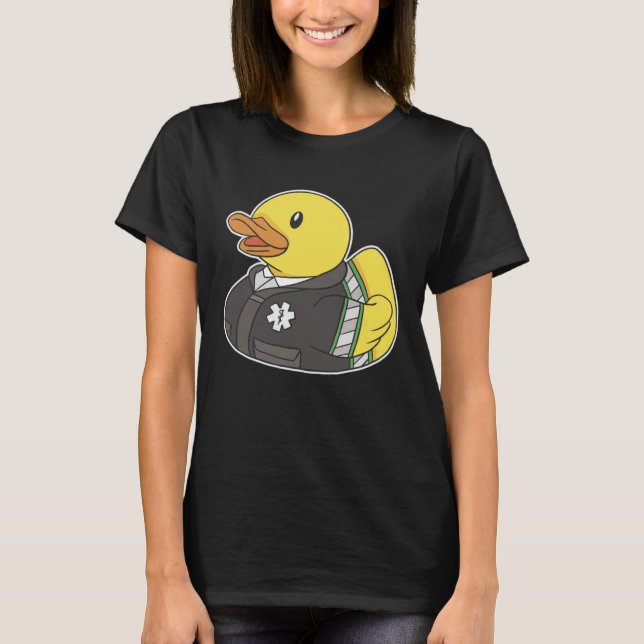 Camiseta Parametera de pata de borracha emt. crianças Menin (Frente)