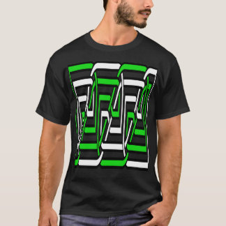 Camiseta Parâmetro de nó de entrelaçamento celular retangul