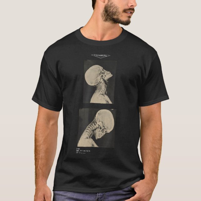 Camiseta Paramore cropped headbanger raio-x médicos  (Frente)
