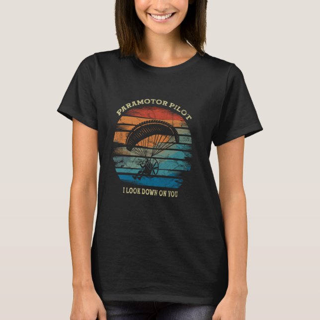 Camiseta Paramotor Id Preferencialmentes Voando Paramotorin (Frente)