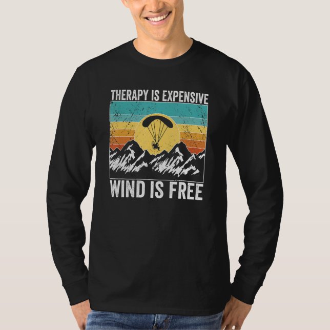 Camiseta Paramotor Pilot Therapy is expensive Paramotoring (Frente)