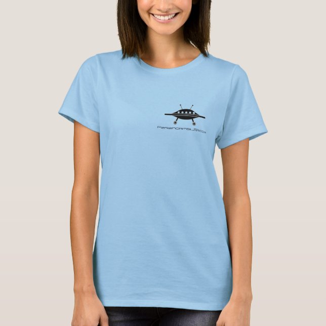Camiseta Paranormal51.com Multi-T feminino (Frente)