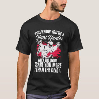 Camiseta Paranormal Caça Halloween Você É Um Fantasma Caçad