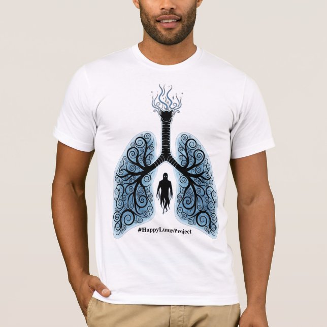 Camiseta Paranormal Happy Lungs Project Fundraiser (Frente)