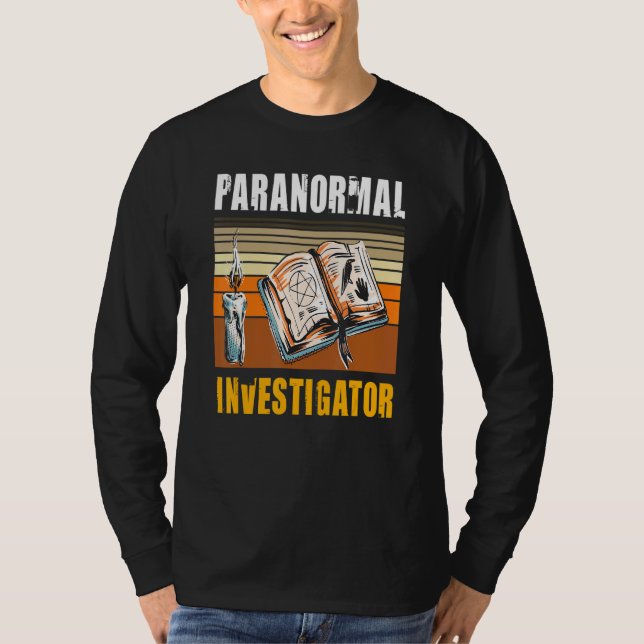 Camiseta Paranormal Investigador Fantasma Hunter Ghost Hunt (Frente)