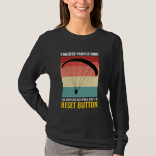 Camiseta Parapente com Parapente Powered Pilot Fl