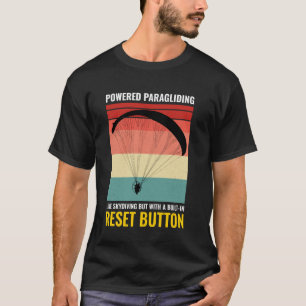 Camiseta Parapente com Parapente Powered Pilot Fl