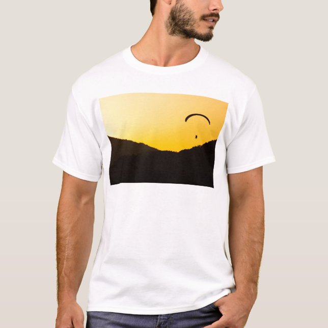 Camiseta parapente-em-por do sol (Frente)