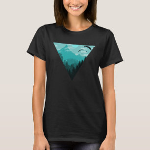 Camiseta Parapente Esporte Extremo Geometria I Natureza