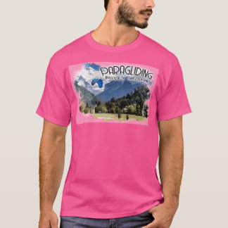 Camiseta Parapente Na Suiça Interlaken Baseball Sl