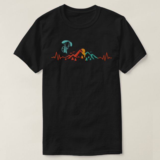 Camiseta Parapente Paramotor PPG Paramotoring S (Frente do Design)