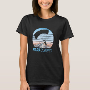 Camiseta Parapente Vintage Parasailing Sunset Monte
