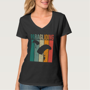 Camiseta Parapente voar de paraquedas Parapentes vintage