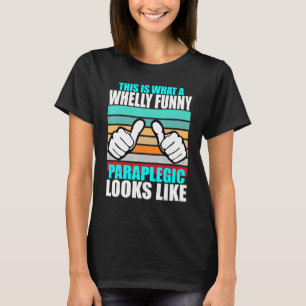 Camiseta Paraplégico Para Cadeira De Rodas Com Deficiência