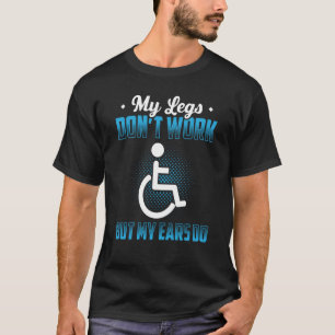 Camiseta Paraplégico Para Pessoas Com Deficiência Para Util