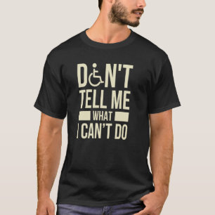 Camiseta Paraplégico Para Pessoas Com Deficiência Para Util