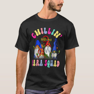 Camiseta Paraprofessional Para Squad Chillin Gnomes Christm