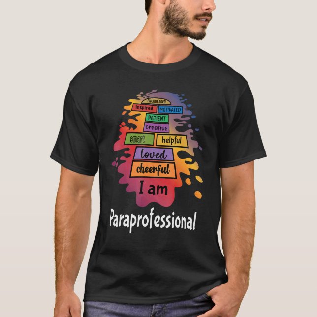 Camiseta Paraprofessional Paraeducator Teacher Assistant Ai (Frente)