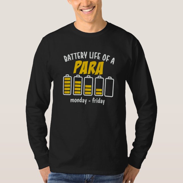 Camiseta Paraprofessional Teacher Assistant Autism Special  (Frente)