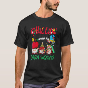 Camiseta Paraprofissional Equipe Para Gnomos Relaxando Nata