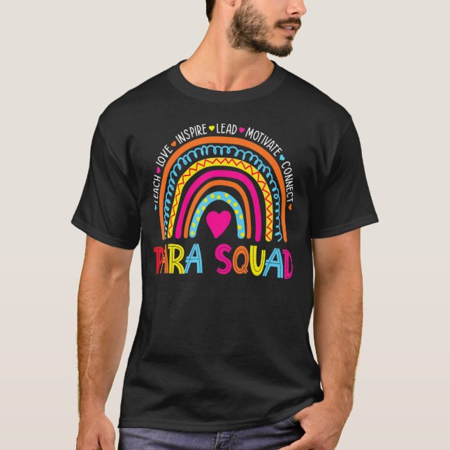 Camiseta Paraprofissional Para-Esquadrão Professora Tripula (Frente)
