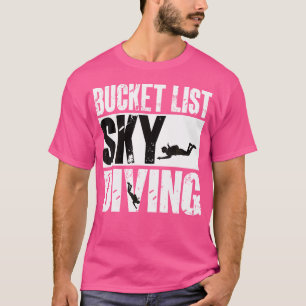 Camiseta Paraquedas de Divisor de Skydiver da Lista de bald