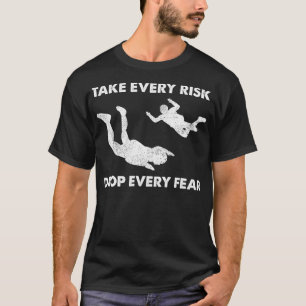 Camiseta Paraquedas de Pulso Extreme do Skydiving Sky Diver