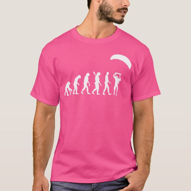 Camiseta Paraquedas de Skydiver Evolution (Frente)