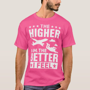 Camiseta Paraquedas Paraquedas do Skydiver Paraqueando Para