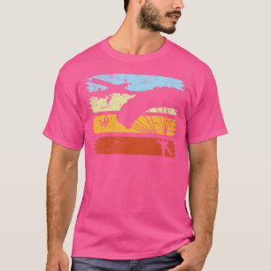 Camiseta Paraquedas Paraquedistas de Paraquedismo Retro de
