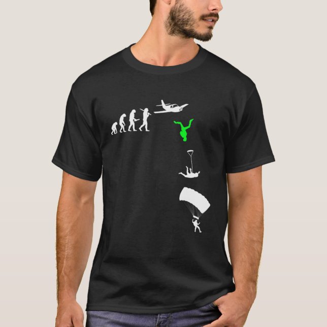 Camiseta Paraquedas Skydiva Skydive Freefly Head Down (Frente)