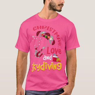 Camiseta Paraquedas Skydive Christmas Love and Skydiving 2